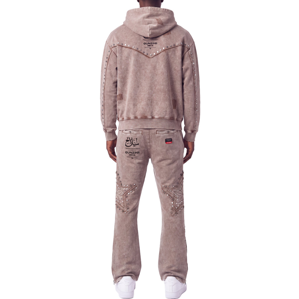 Gunzinii stars french terry hoodie set