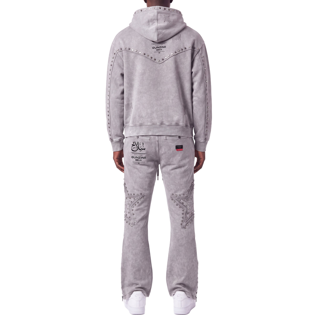 Gunzinii stars french terry hoodie set