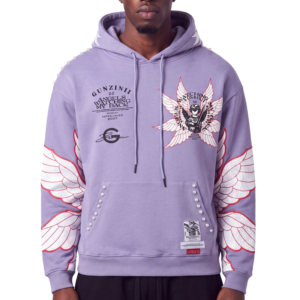 Gunzinii cherub pullover hoodie