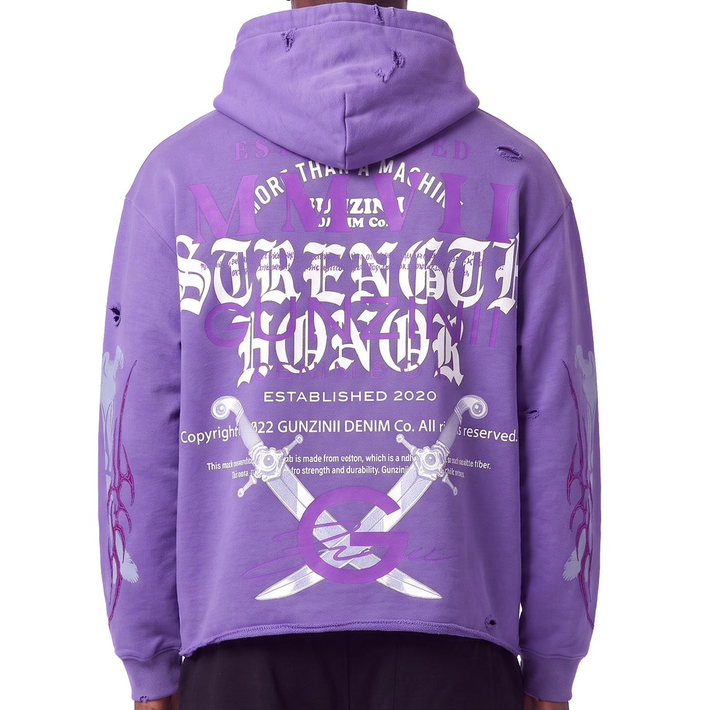 Gunzinii mmvii pullover hoodie