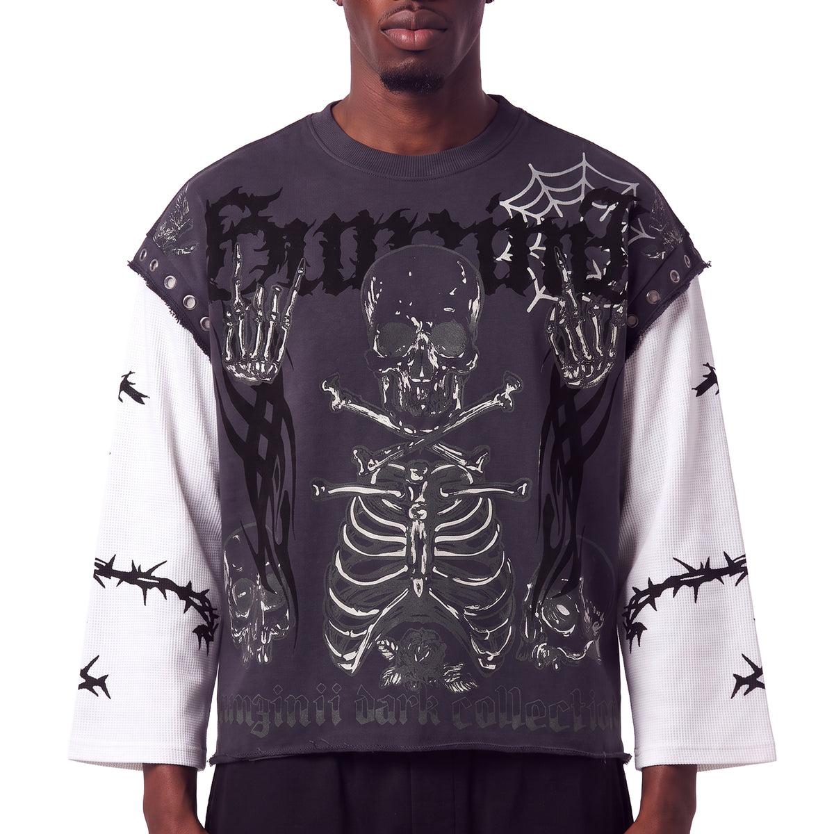 Gunzinii dark collection long sleeve top