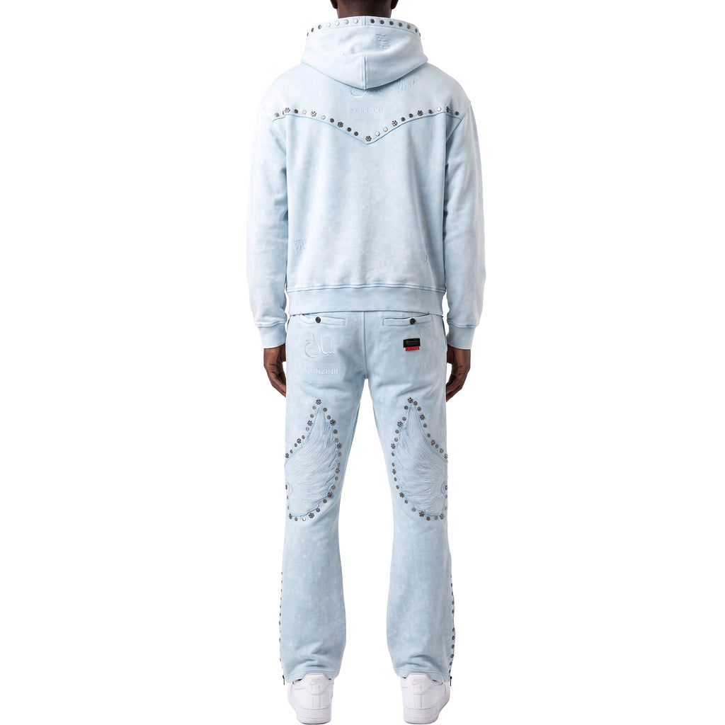 Gunzinii wings french terry hoodie set
