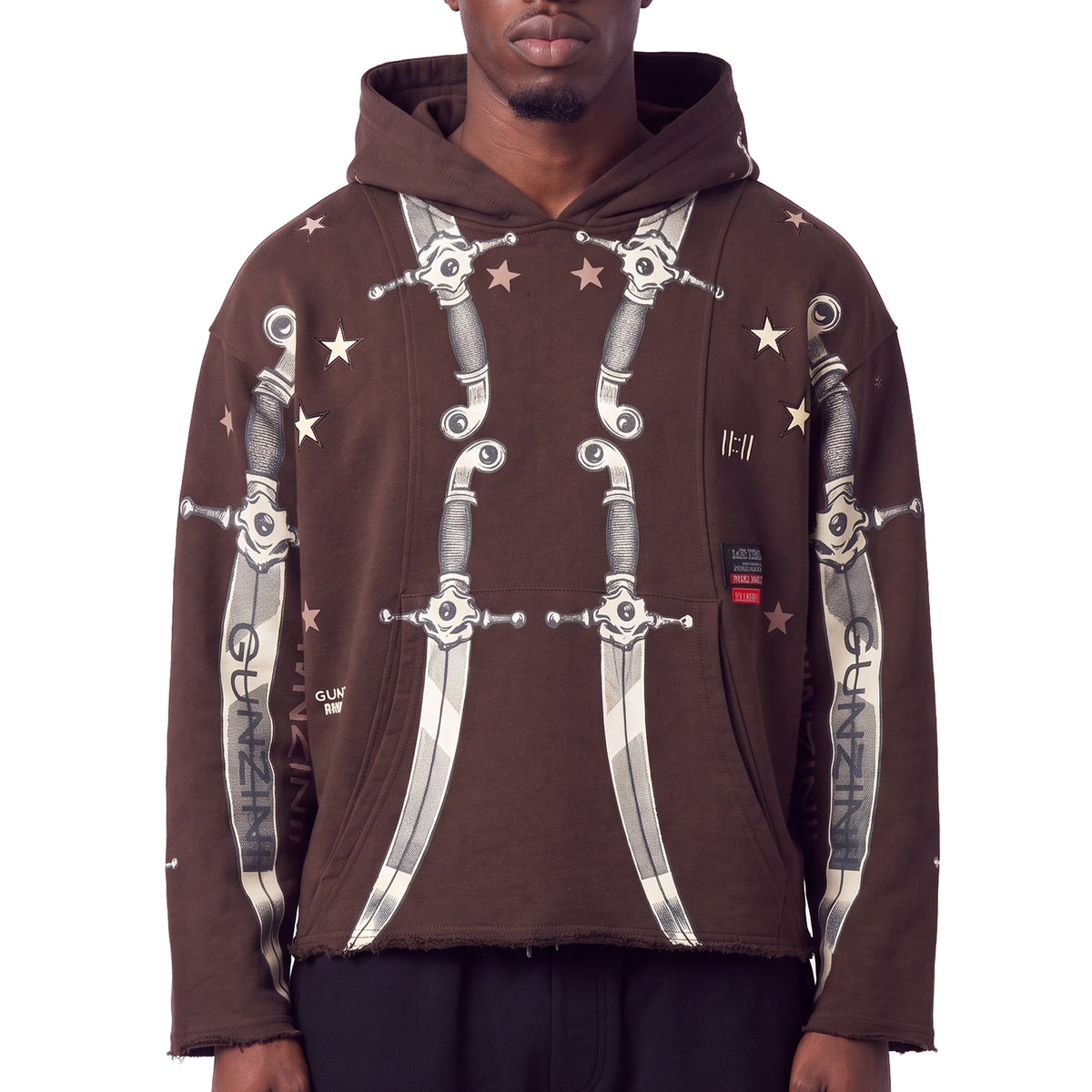 Gunzinii swords pullover hoodie