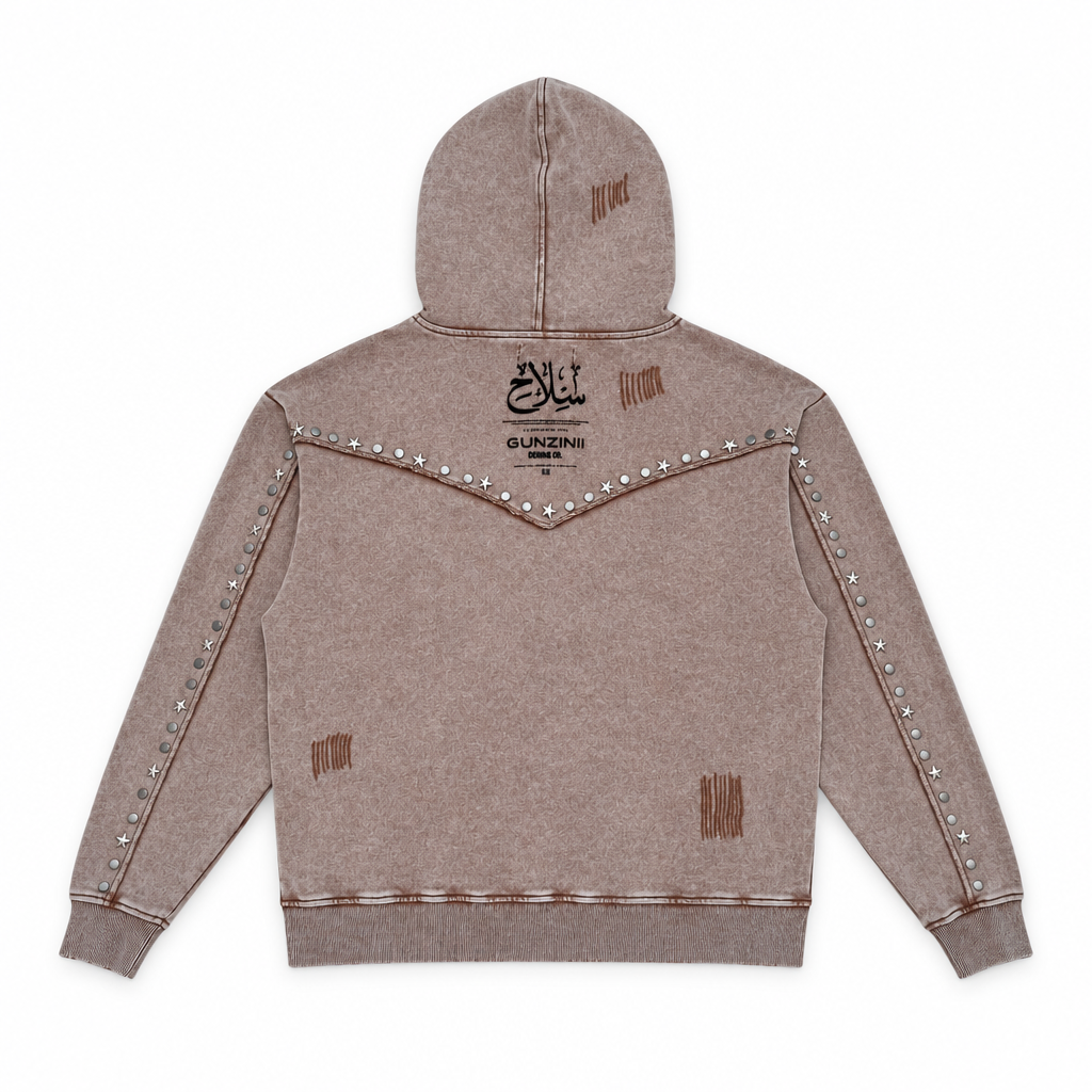 Gunzinii stars french terry hoodie set