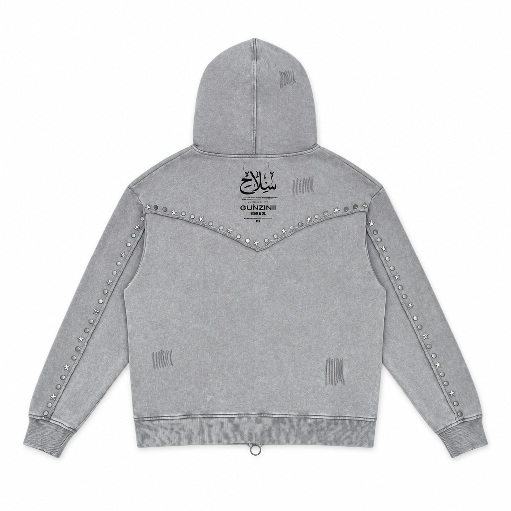 Gunzinii stars french terry hoodie set