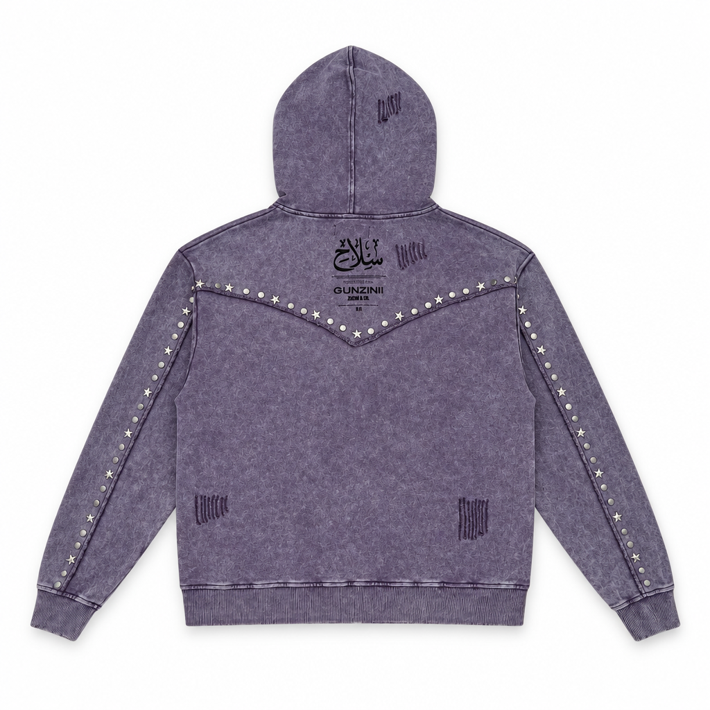 Gunzinii stars french terry hoodie set