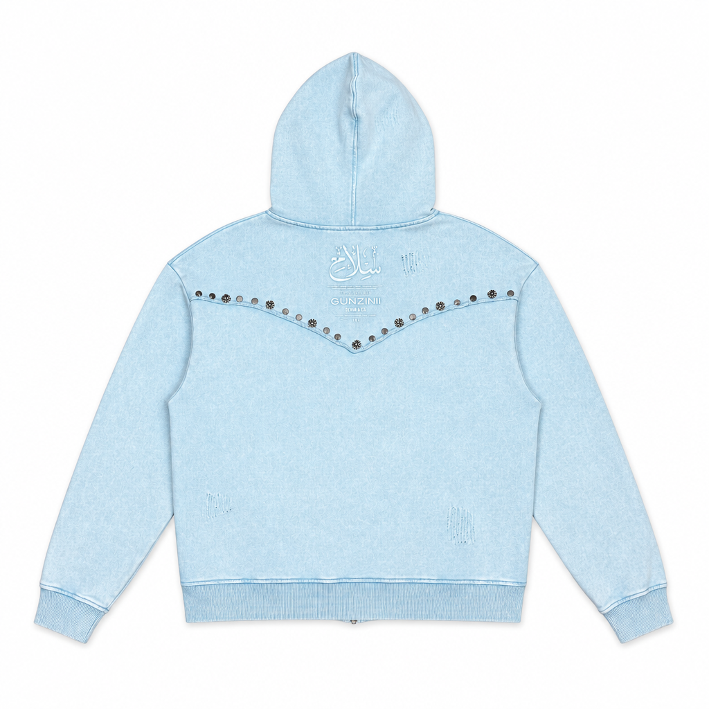 Gunzinii wings french terry hoodie set