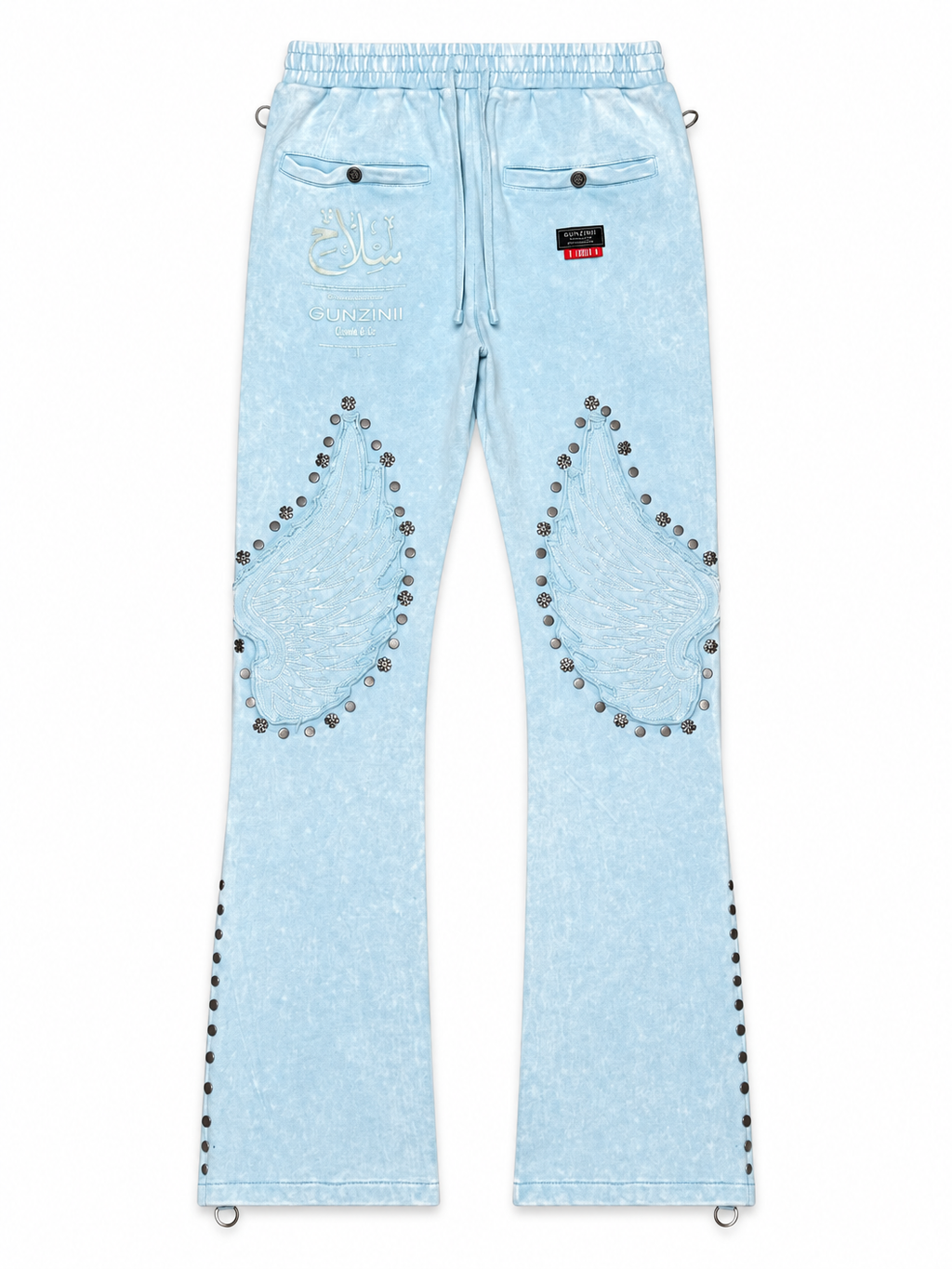 Gunzinii wings french terry hoodie set