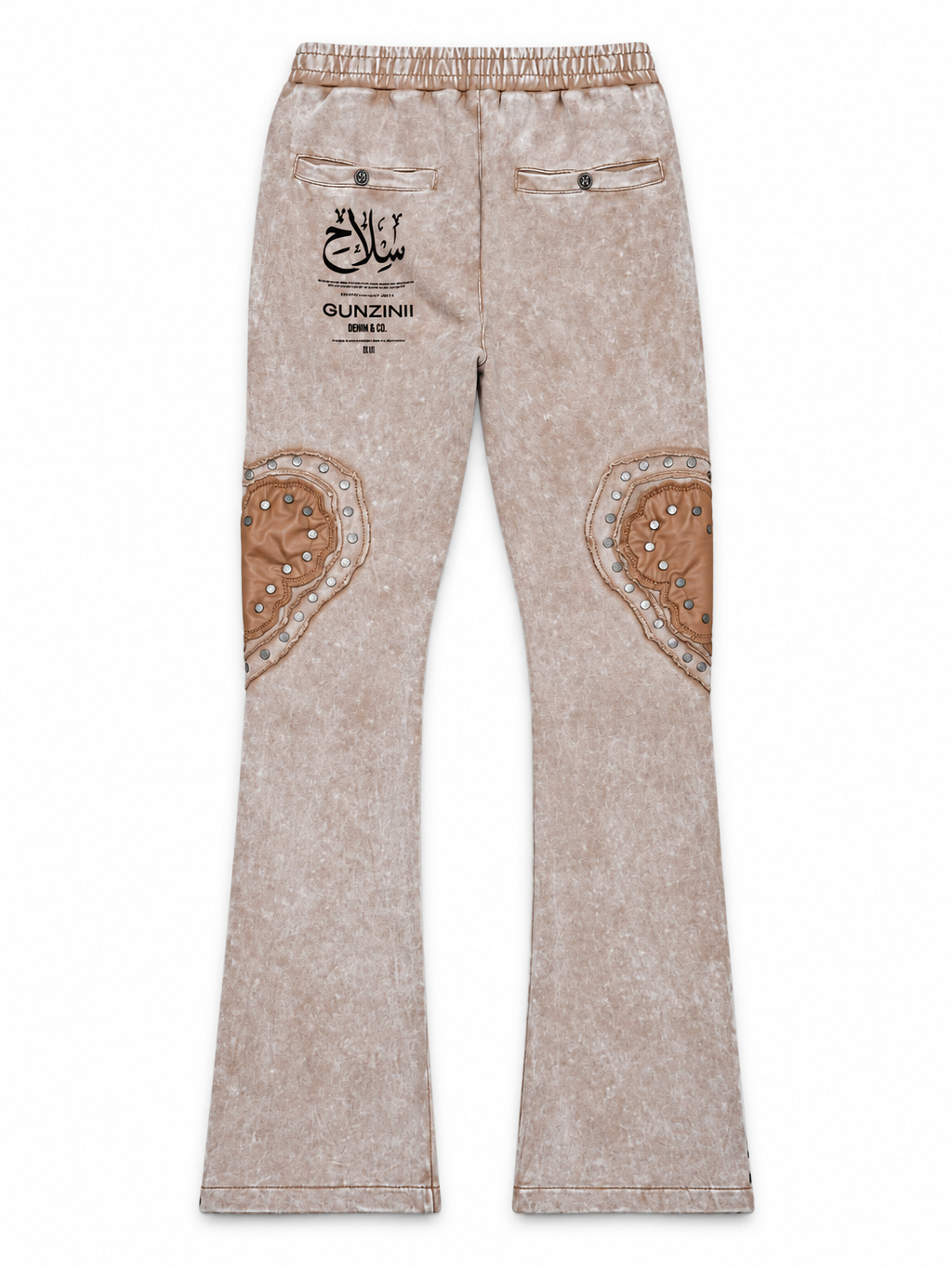 Gunzinii heart french terry hoodie set