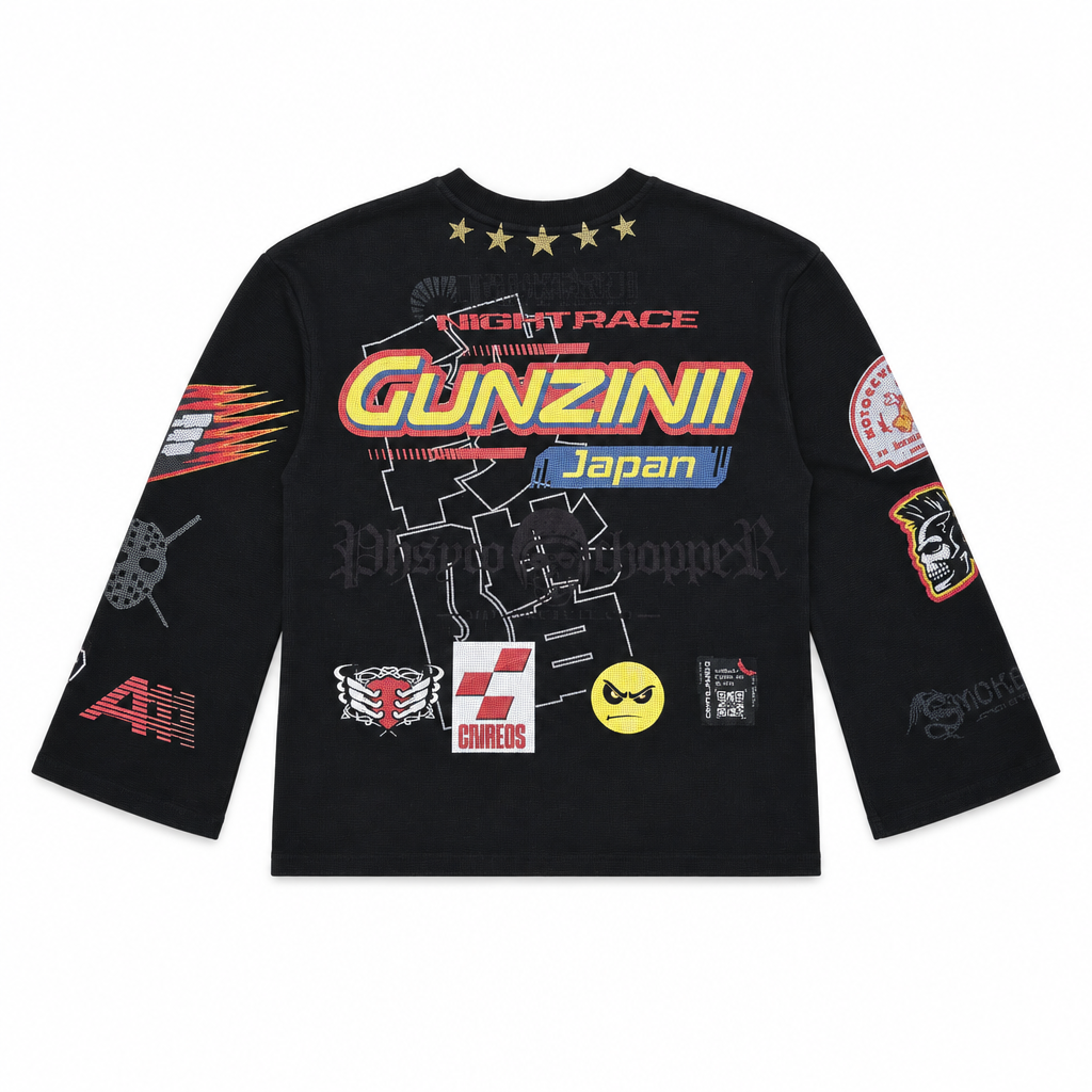 Gunzinii night race japan long sleeve top