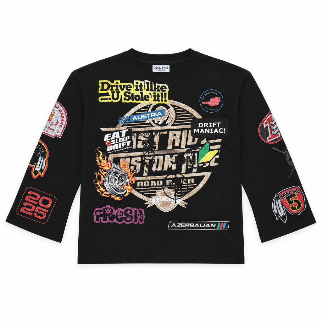 Gunzinii night race japan long sleeve top