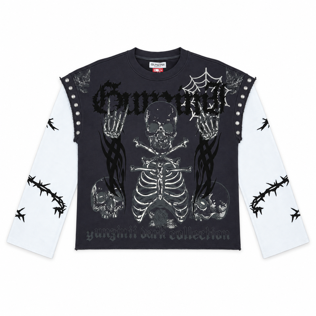 Gunzinii dark collection long sleeve top