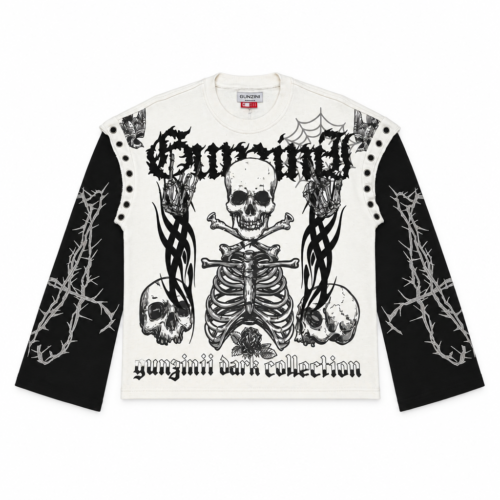 Gunzinii dark collection long sleeve top