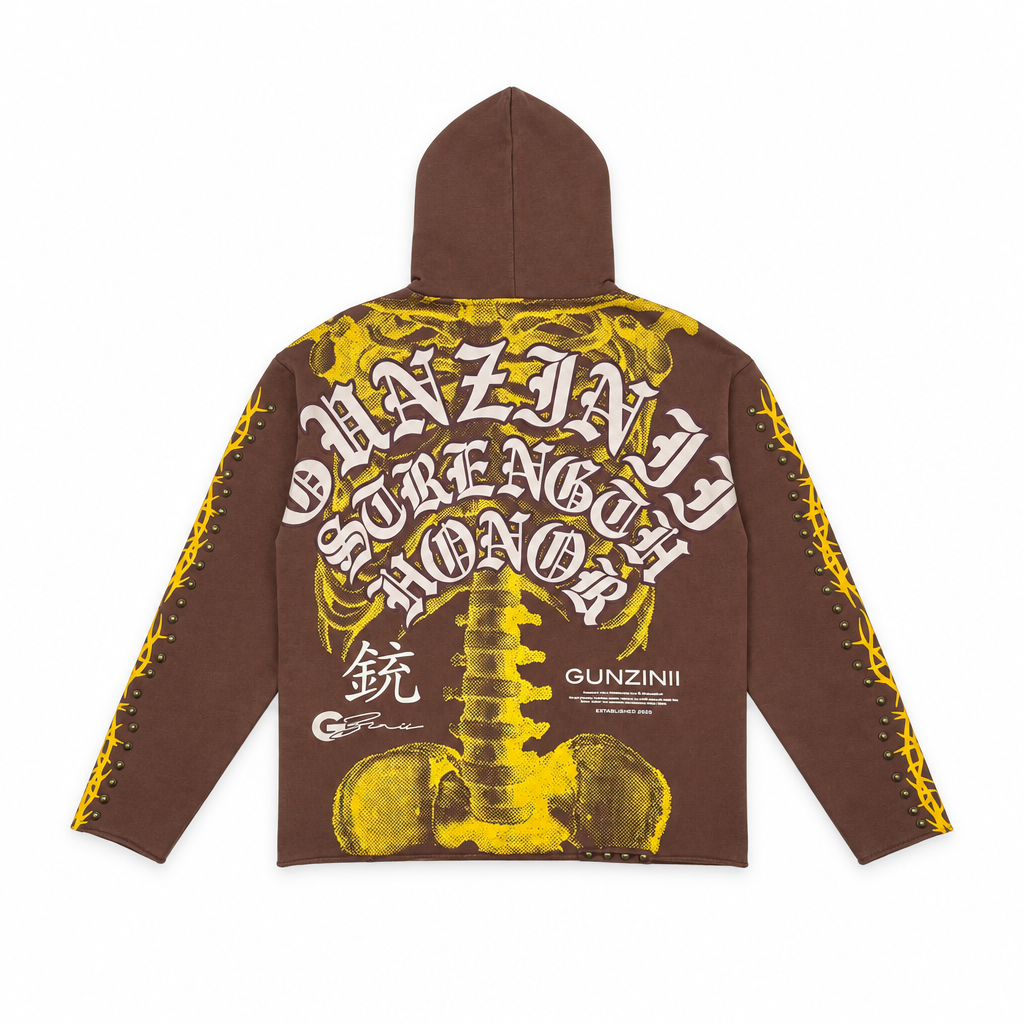 Gunzinii xray pullover hoodie