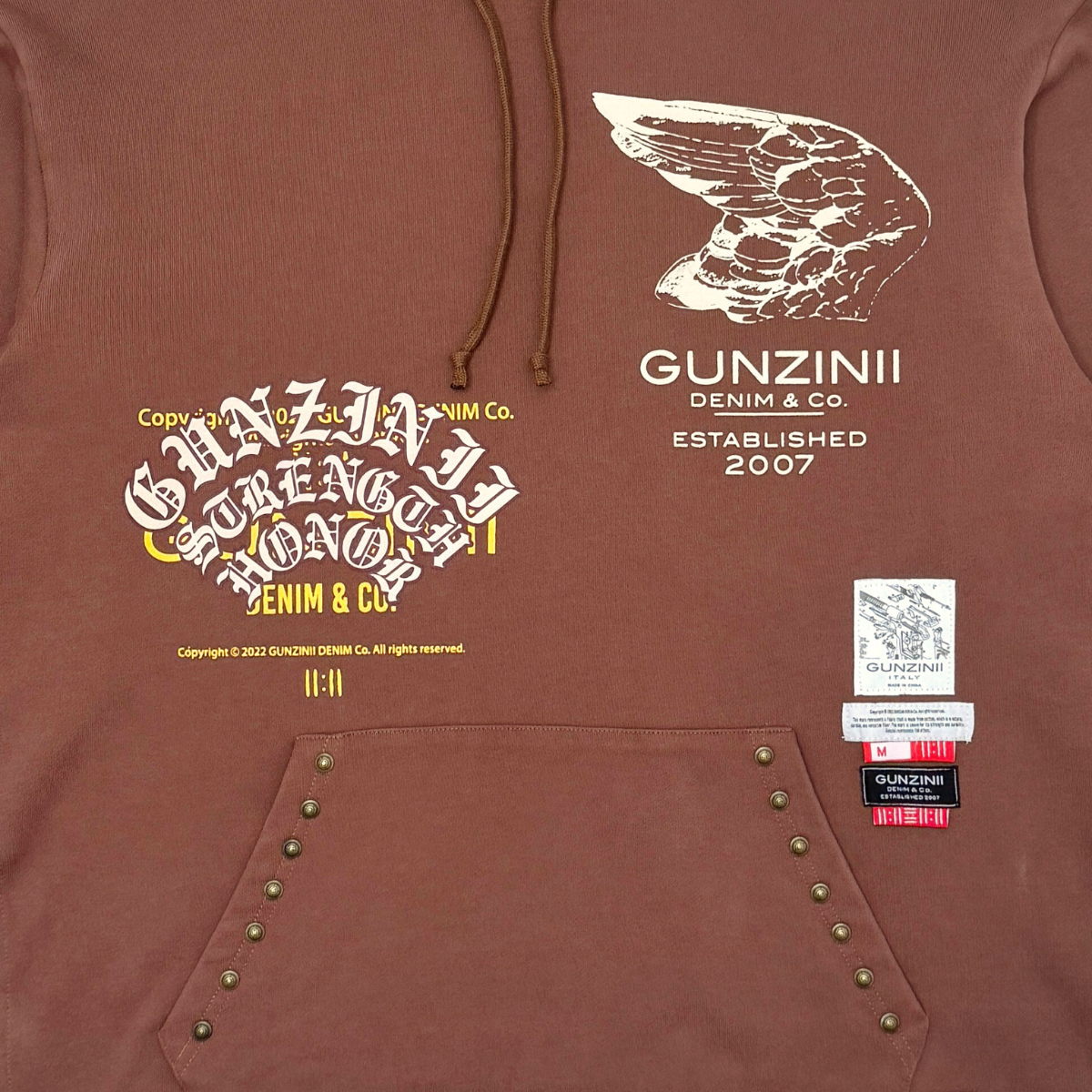 Gunzinii xray pullover hoodie