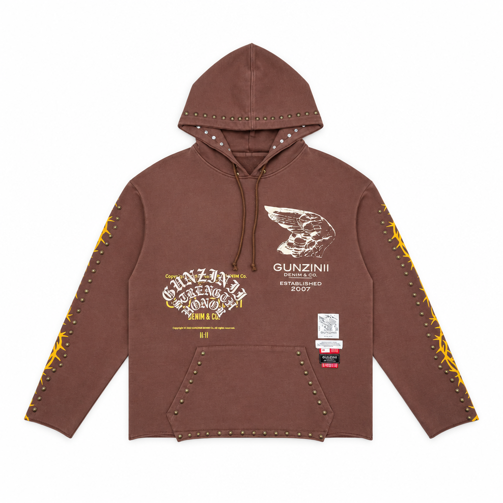 Gunzinii xray pullover hoodie
