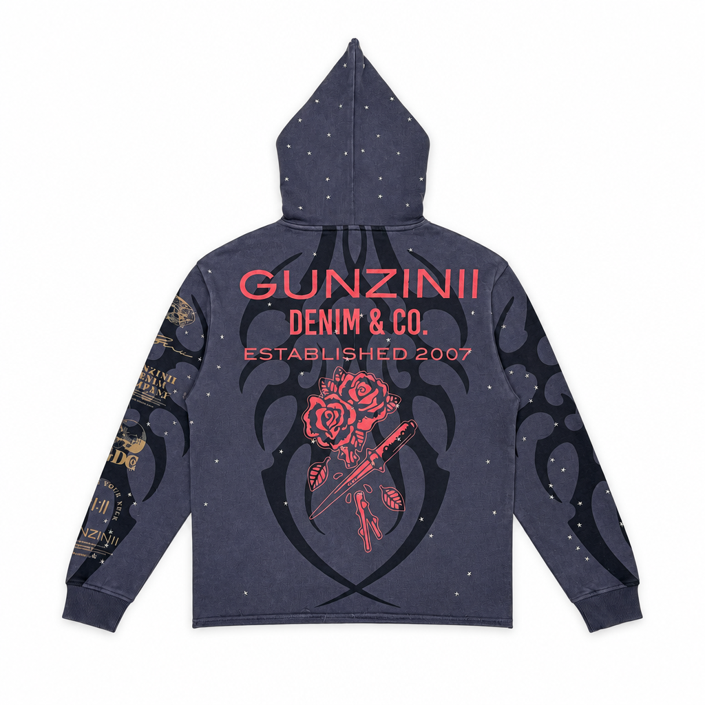 Gunzinii be careful pullover hoodie