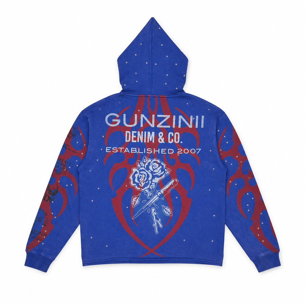 Gunzinii be careful pullover hoodie