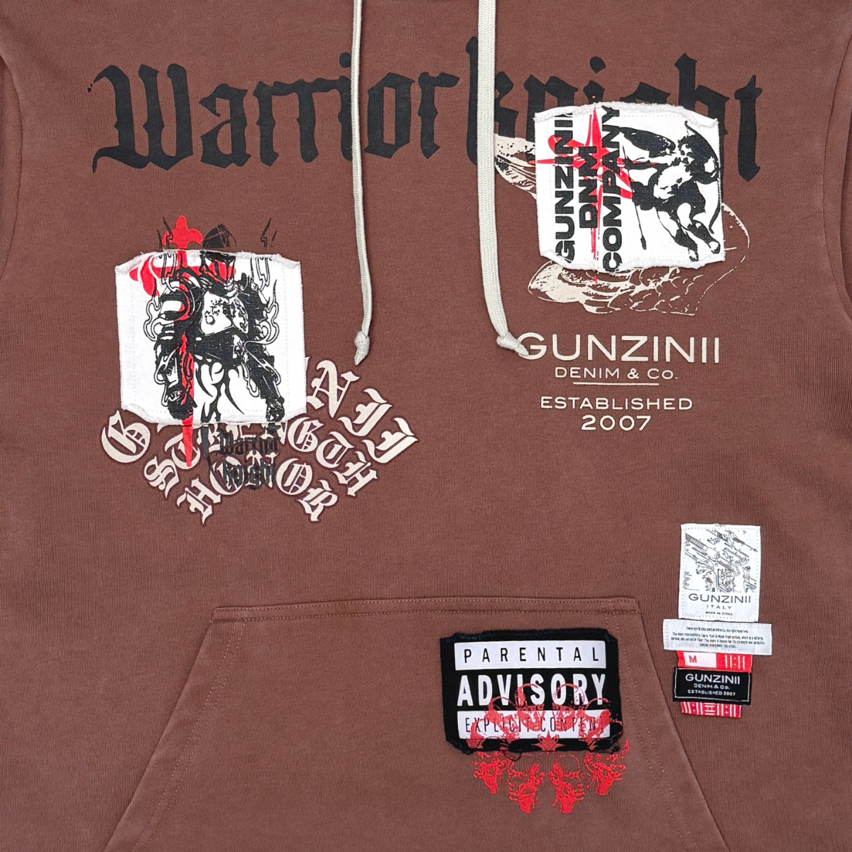 Gunzinii warrior pullover hoodie