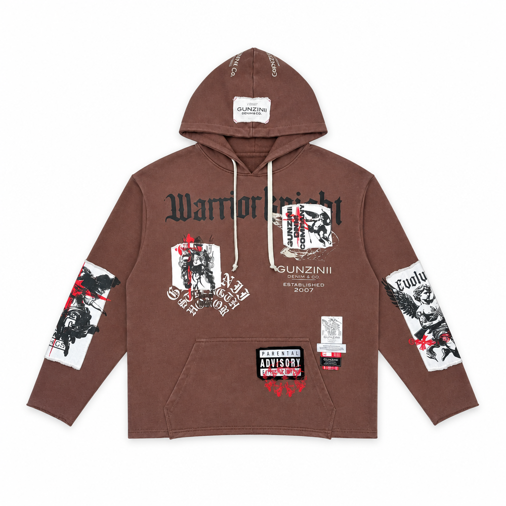 Gunzinii warrior pullover hoodie