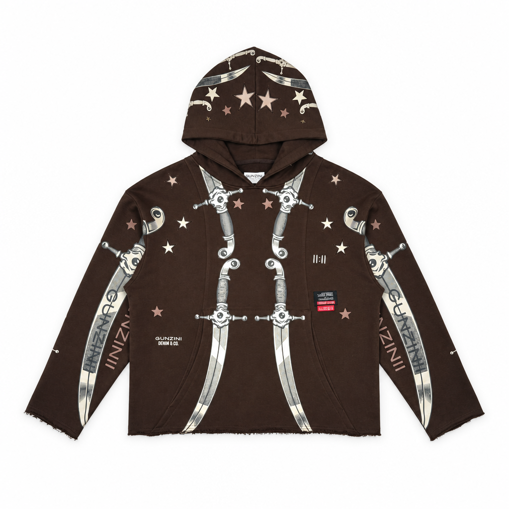 Gunzinii swords pullover hoodie