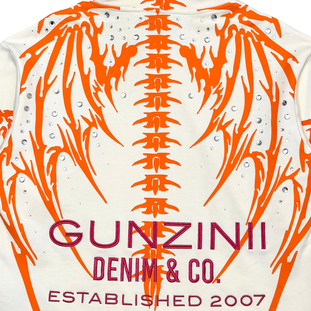 Gunzinii dragon skeleton pullover hoodie