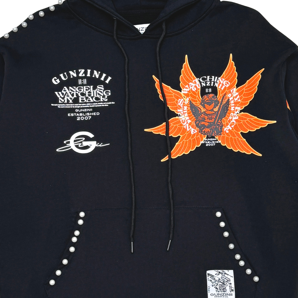 Gunzinii cherub pullover hoodie