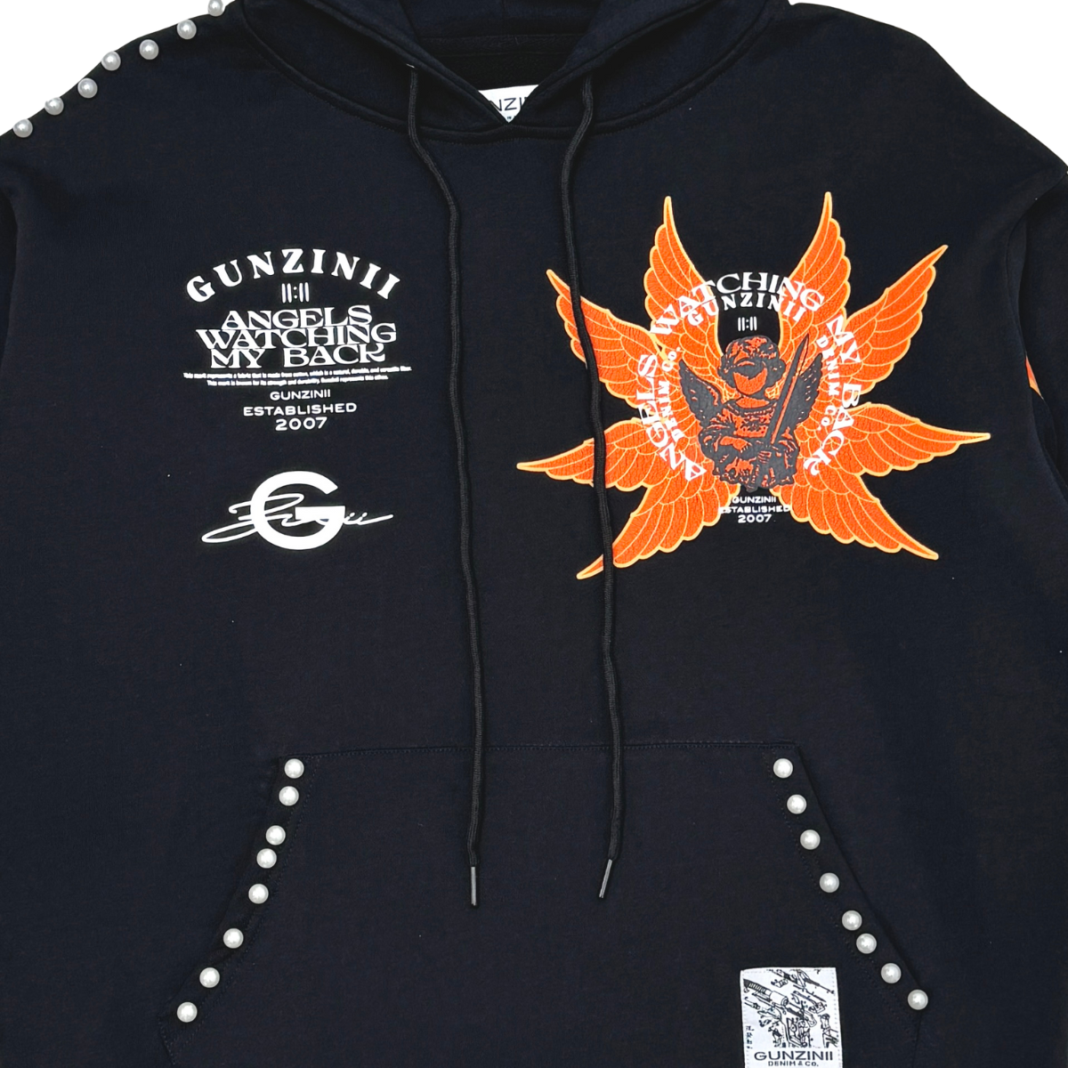 Gunzinii cherub pullover hoodie