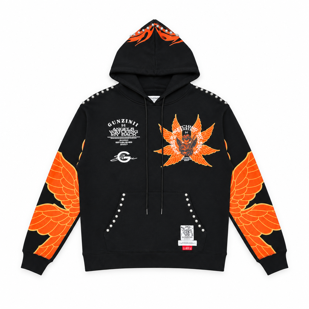 Gunzinii cherub pullover hoodie