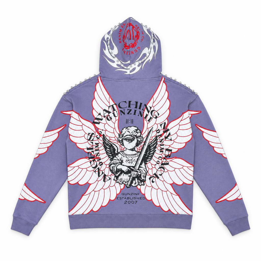 Gunzinii cherub pullover hoodie