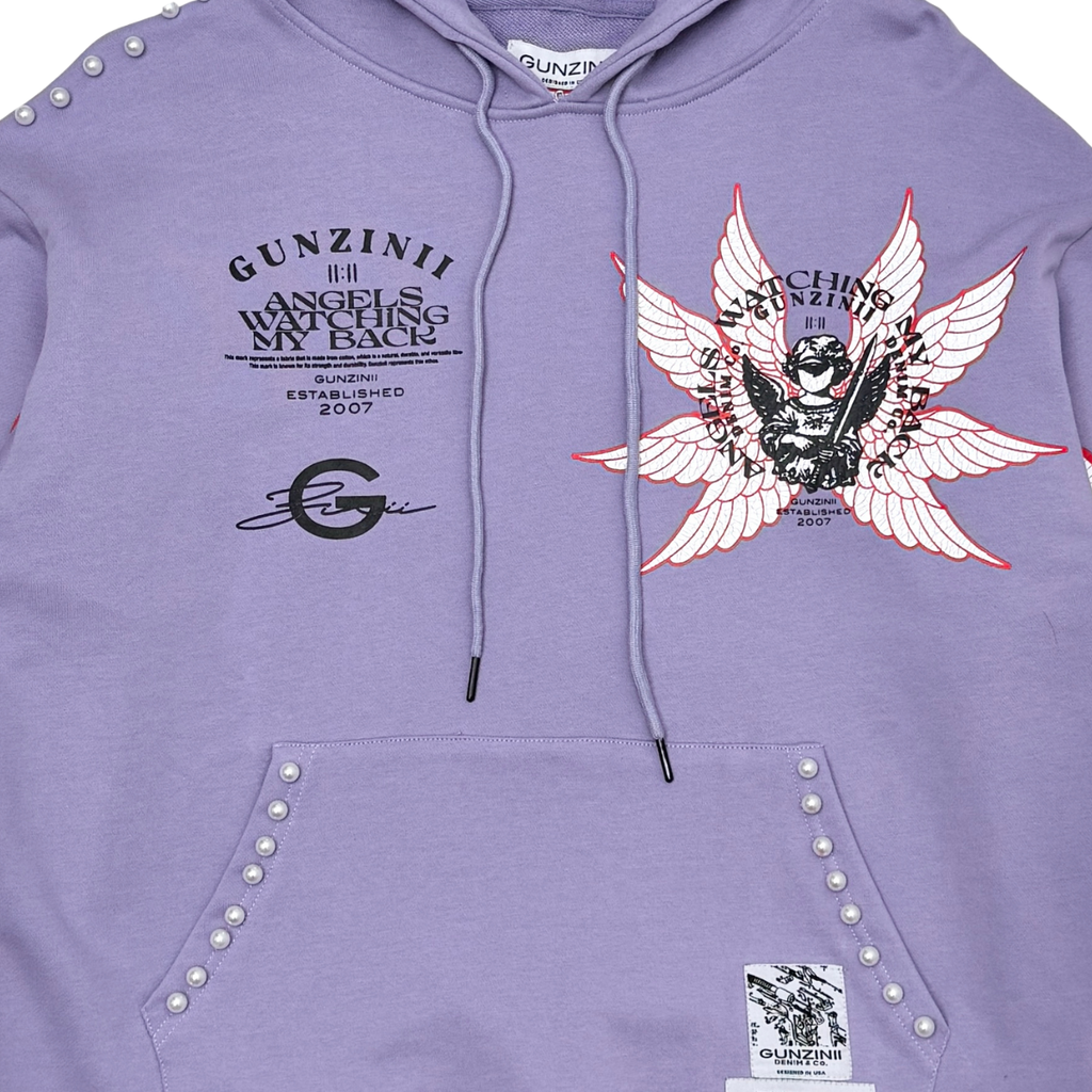Gunzinii cherub pullover hoodie