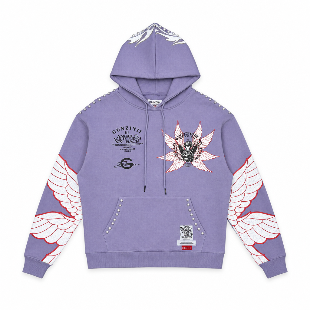 Gunzinii cherub pullover hoodie