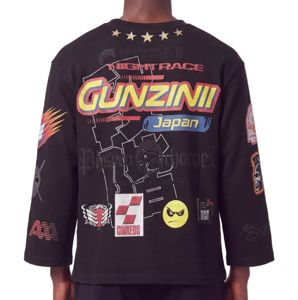 Gunzinii night race japan long sleeve top