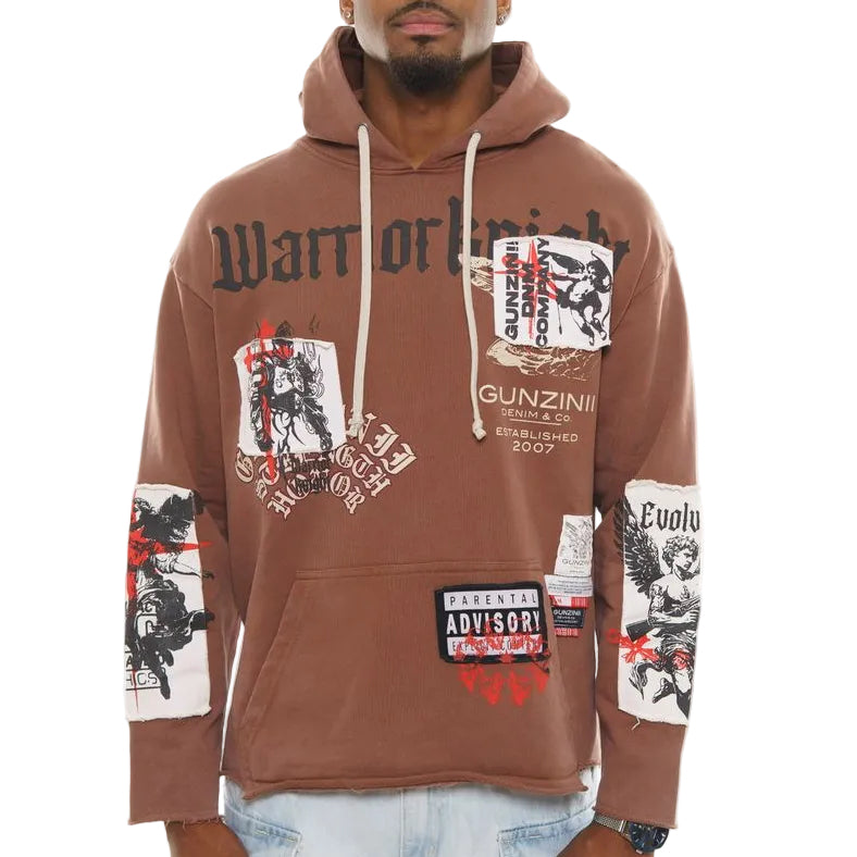 Gunzinii warrior pullover hoodie